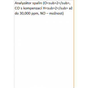 Analyzátor spalin testo 300 Longlife sada 1 - Analyzátor spalin (O<sub>2,</sub> CO až do 4,000 ppm, NO – možnost)